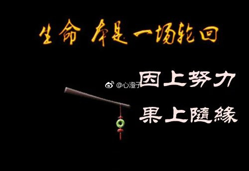 经典语录：由于努力，结果是鲁is的