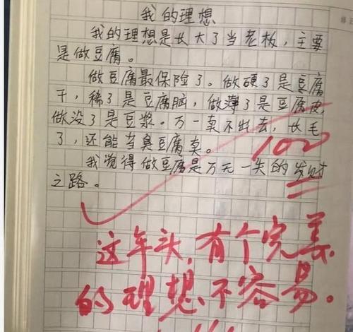 我的梦想是当老师