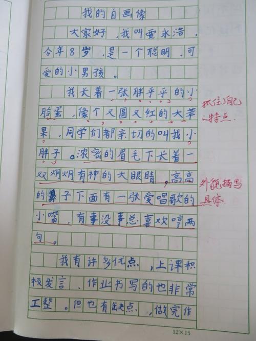 关于我的自画像构图