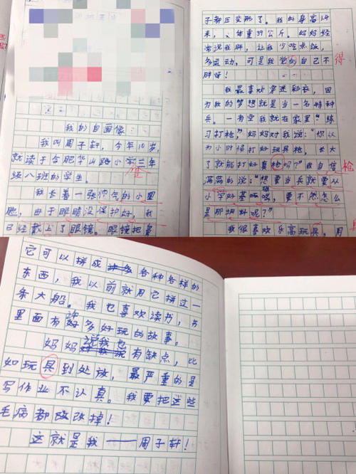 我的自画像三年级作文
