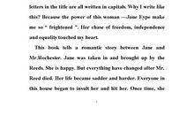 高中英语读后感