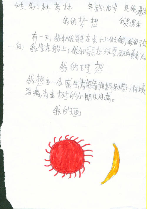 我梦想成为一名医生