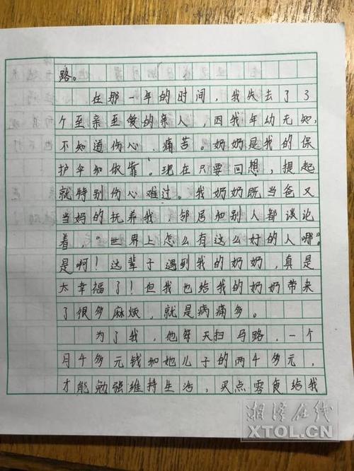 我奶奶作文1000字