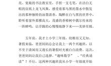 关于爱好的作文