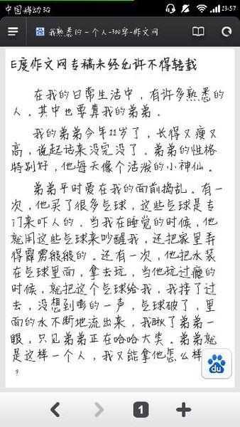 令人难忘的一个人组成300个单词