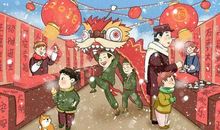 春节买年货的作文