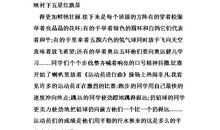 难忘的运动会700字作文