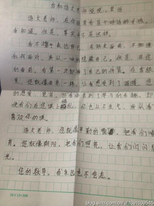 致老师的心