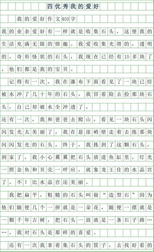 我的爱好