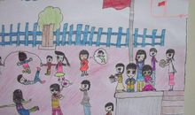 课间十分钟100字