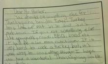 感恩节的作文200字