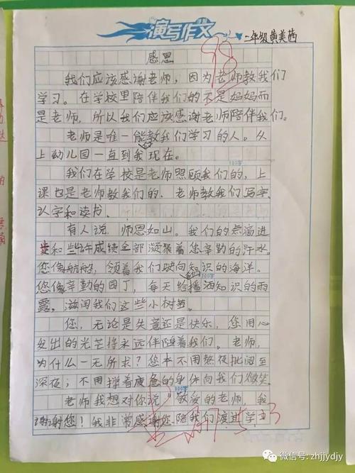 小学生写作文