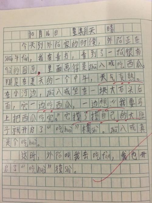 二年级日记