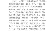 春节见闻作文700字