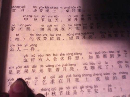 中秋节100字