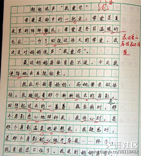 初中日记400字