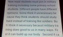 难忘的第一次军训作文