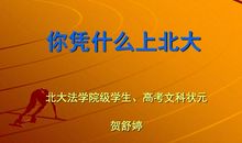 凭什么上北大读后感