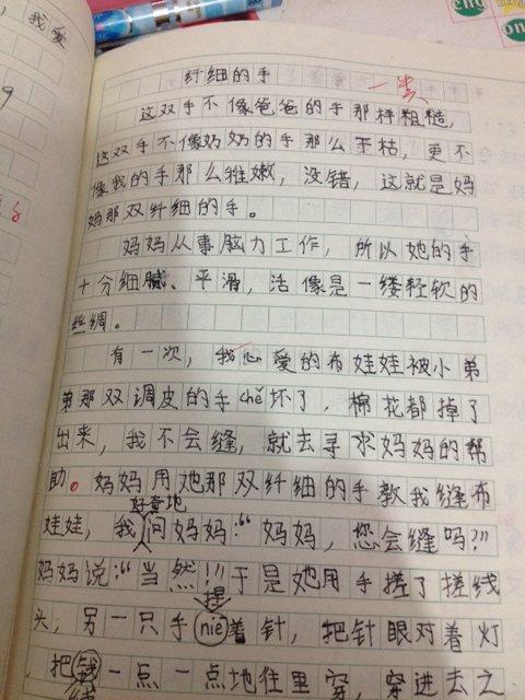 我妈妈很擅长作文