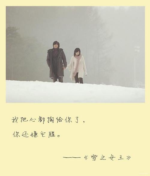 经典句：我给了你我的心，但你仍然认为它很腥