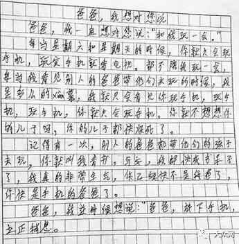 作文爸爸改变了