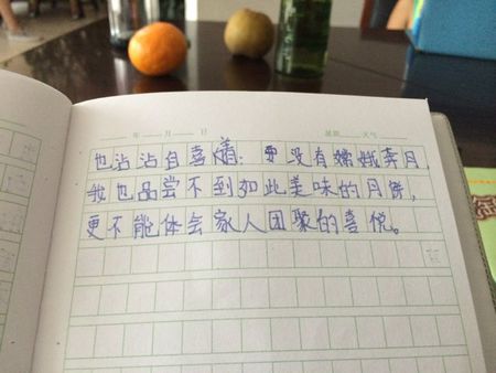 小学作文中秋节