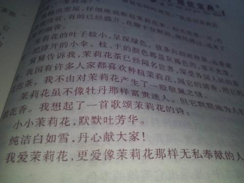 茉莉花成分