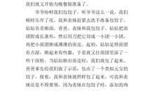 第一次包饺子作文450字