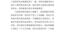 暑假里开心的事作文