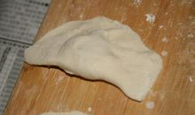 第一次学包饺子