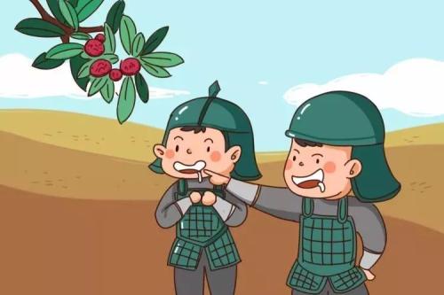改写王梅止渴