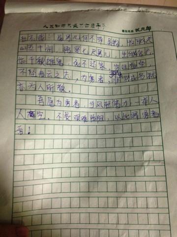 致中文老师的信