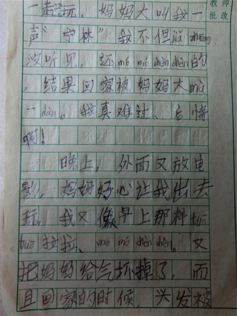 80字的小学生日日记