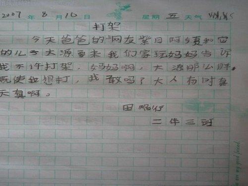 小学生日日记（350字）