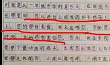 三年级作文老师我想对你说