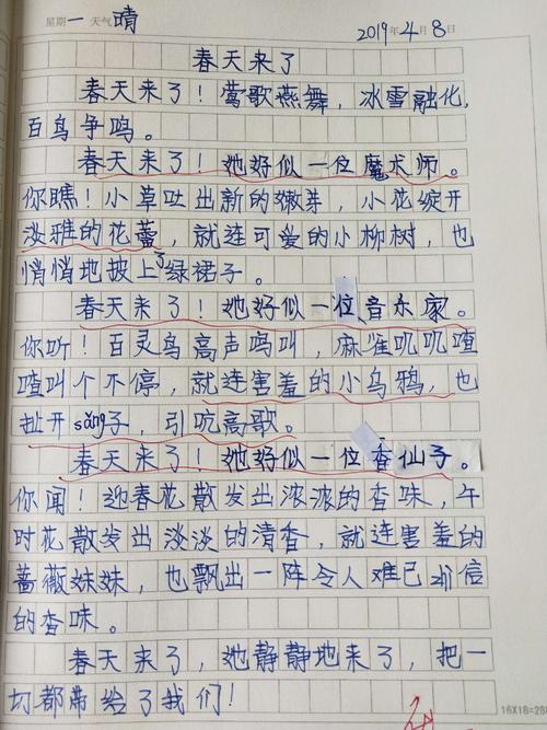 作文春天在这里