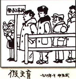 错误的文盲