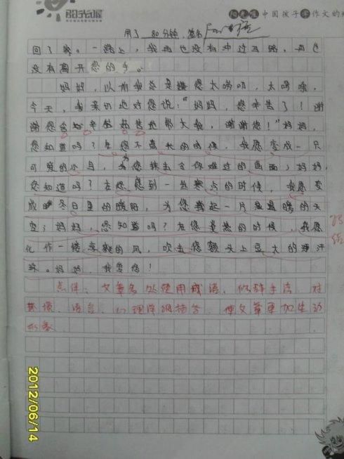 妈妈，你的论文很棒