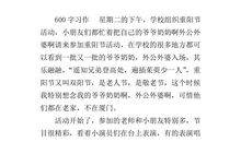 写重阳节的作文