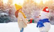 堆雪人打雪仗作文