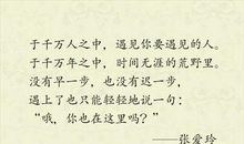 张爱玲心经读后感