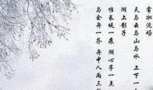 湖心亭看雪改写