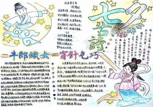 关于七夕的200个单词的组成