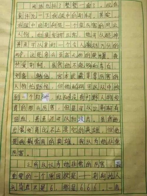 我小学二年级的小作文