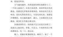 夏天的作文500字