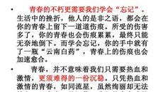 青春的骄傲作文