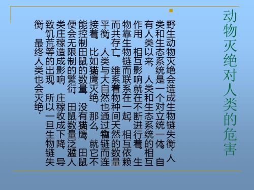 保护动物始于我
