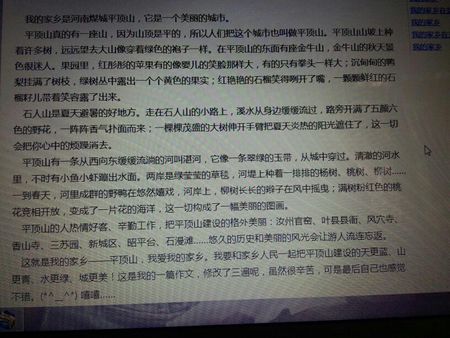 故乡风情200字