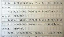 作文令我感动的事