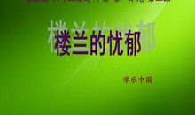 读《楼兰的忧郁》有感